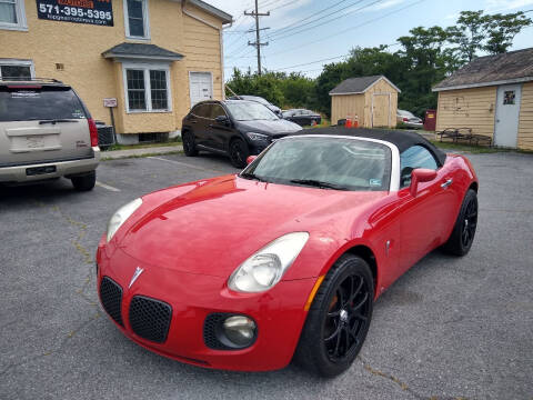 2007 Pontiac Solstice for sale at Top Gear Motors in Winchester VA