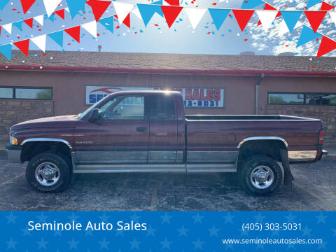 2001 Dodge Ram 2500 for sale at Seminole Auto Sales in Seminole OK