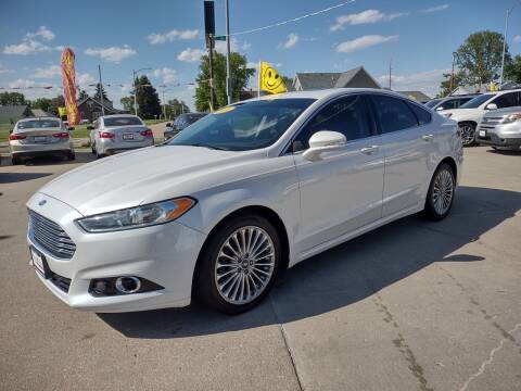 2014 Ford Fusion for sale at Triangle Auto Sales in Omaha NE