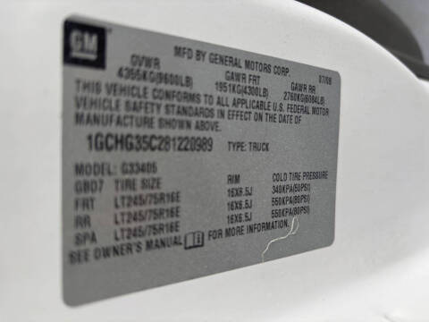 2008 Chevrolet Express 3500