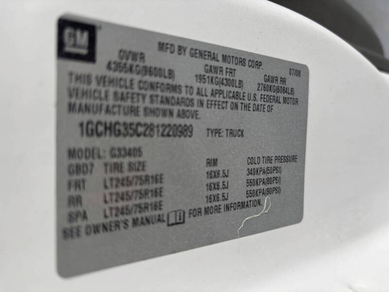 2008 Chevrolet Express 3500