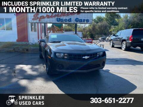 2013 Chevrolet Camaro for sale at Sprinkler Used Cars in Longmont CO