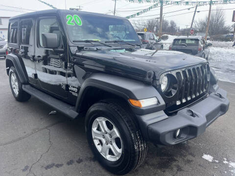2020 Jeep Wrangler Unlimited for sale at Auto Sales Center Inc in Holyoke MA