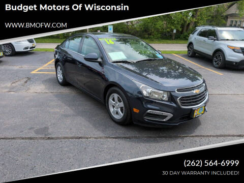 2016 Chevrolet Cruze Limited for sale at Budget Motors of Wisconsin in Racine WI