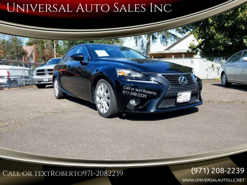 2015 Lexus IS 250 for sale at Universal Auto Sales Inc in Salem OR