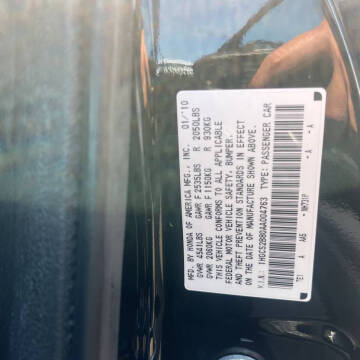 2010 Honda Accord EX-L V6