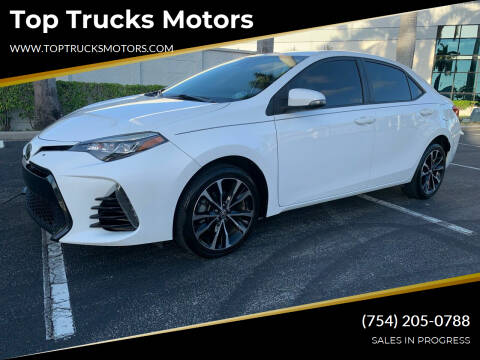 2017 Toyota Corolla for sale at Top Trucks Motors in Pompano Beach FL