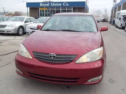 2003 Toyota Camry for sale at Royal Motors - 33 S. Byrne Rd Lot in Toledo OH