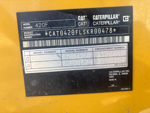 2012 Caterpillar 420F