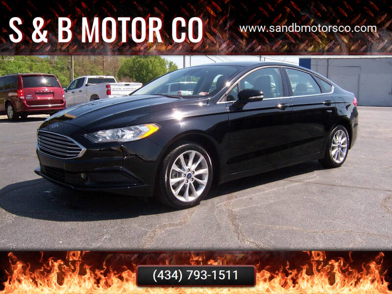 2017 Ford Fusion for sale at S & B MOTOR CO in Danville VA
