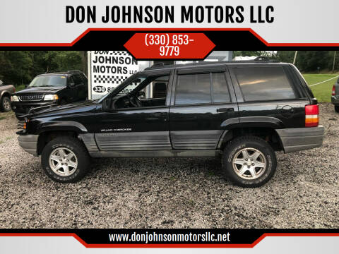 1998 Jeep Grand Cherokee for sale at DON JOHNSON MOTORS LLC in Lisbon OH