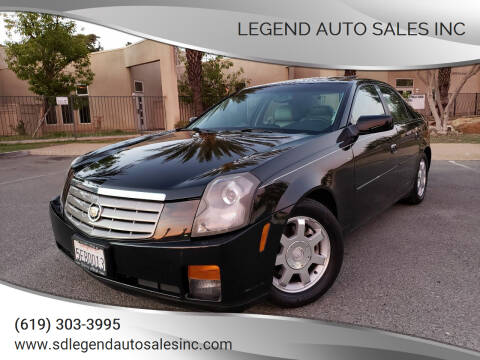 2004 Cadillac CTS for sale at Legend Auto Sales Inc in Lemon Grove CA