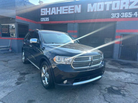 2011 Dodge Durango for sale at Shaheen Motorz, LLC. in Detroit MI