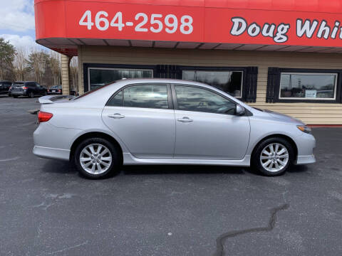 2009 Toyota Corolla for sale at Doug White's Auto Wholesale Mart in Newton NC