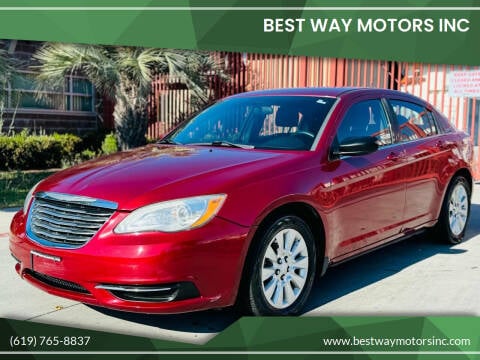 2014 Chrysler 200 for sale at BEST WAY MOTORS INC in San Diego CA