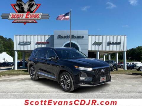 2020 Hyundai Santa Fe for sale at SCOTT EVANS CHRYSLER DODGE in Carrollton GA