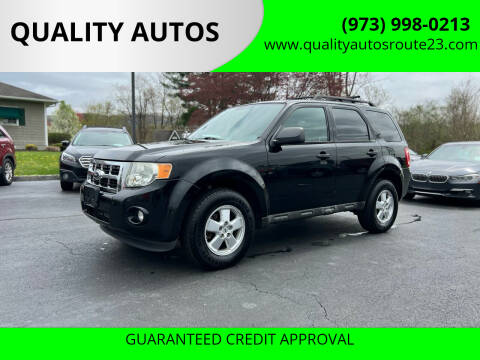 2010 Ford Escape for sale at QUALITY AUTOS in Hamburg NJ