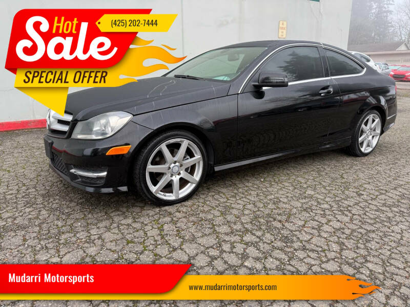 2013 Mercedes-Benz C-Class for sale at Mudarri Motorsports in Kirkland WA