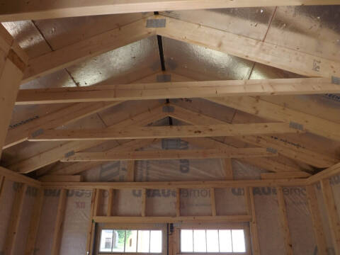 12 x 16 utility w/ side porch pkg