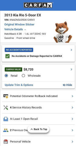 2013 Kia Rio 5-Door EX