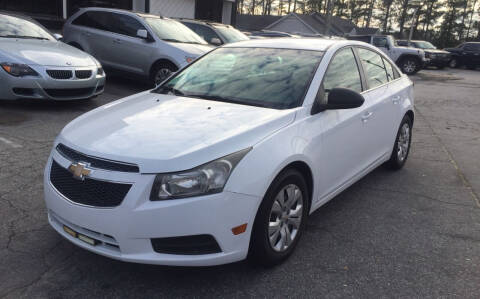 2012 Chevrolet Cruze for sale at Alpha Car Land LLC in Snellville GA