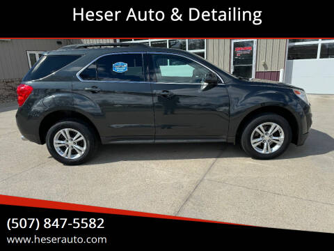 2014 Chevrolet Equinox for sale at Heser Auto & Detailing in Jackson MN