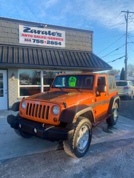 2012 Jeep Wrangler for sale at Zarate's Auto Sales in Big Bend WI