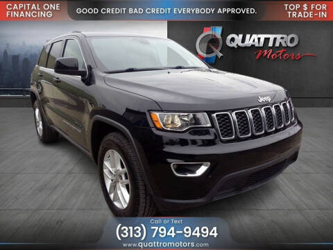 2017 Jeep Grand Cherokee for sale at Quattro Motors 2 - 1 in Redford MI