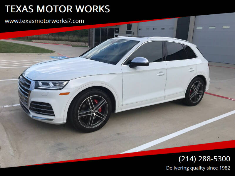 2019 Audi SQ5 for sale at TEXAS MOTOR WORKS in Arlington TX