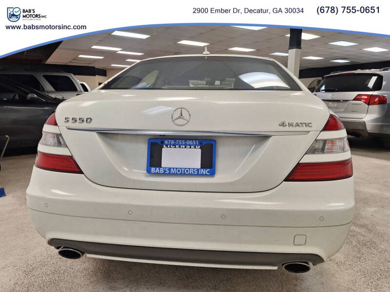 2008 Mercedes-Benz S-Class S 550 4MATIC