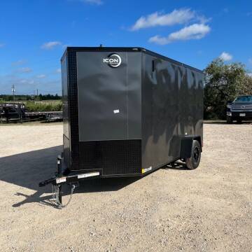 2023 ICON LD6X12X65CHRDSDSA for sale at The Trailer Lot in Hallettsville TX