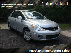 2010 Nissan Versa for sale at Popular Imports Auto Sales in Gainesville FL