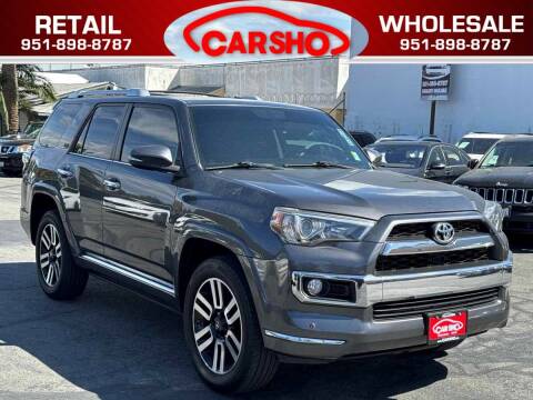 2018 Toyota 4Runner for sale at Car SHO in Corona CA