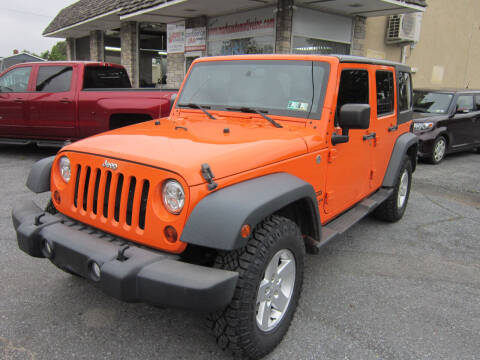 2013 Jeep Wrangler Unlimited for sale at Marks Automotive Inc. in Nazareth PA
