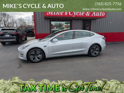 2018 Tesla Model 3 for sale at MIKE'S CYCLE & AUTO in Connersville IN