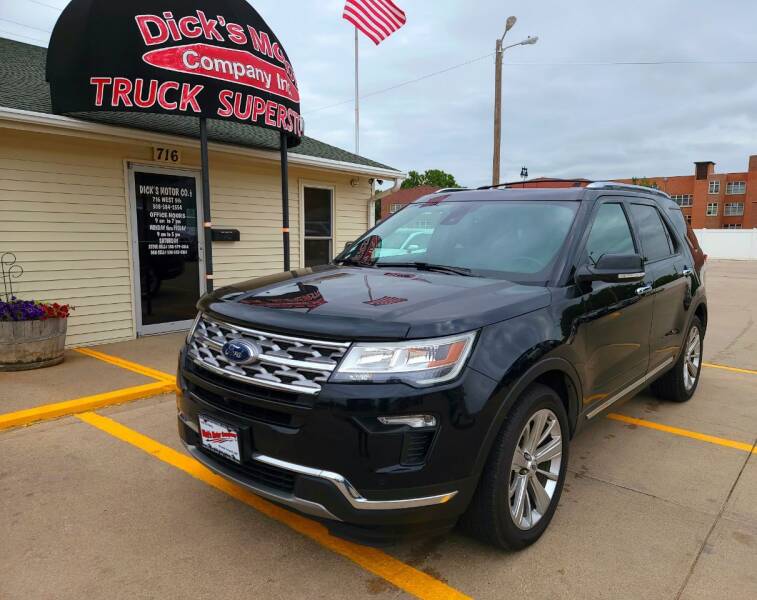 2019 Ford Explorer for sale at DICK'S MOTOR CO INC in Grand Island NE