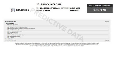 2012 Buick LaCrosse