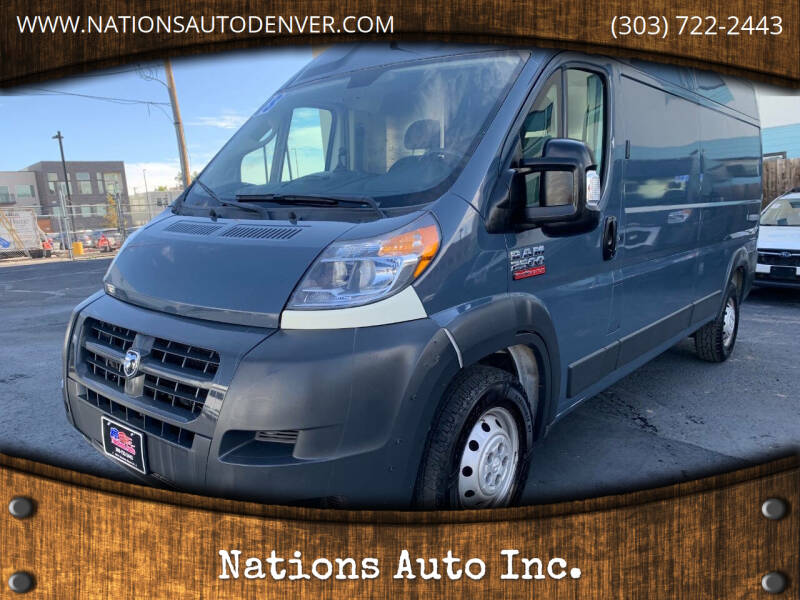 2018 RAM ProMaster Cargo Van Base