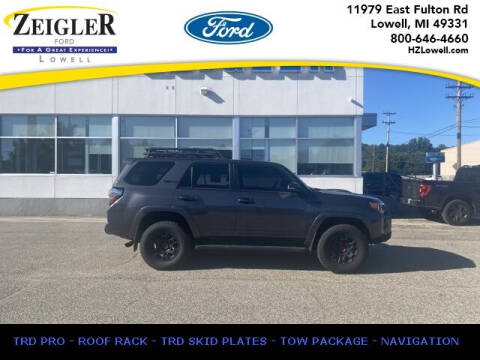 2021 Toyota 4Runner for sale at Zeigler Ford of Plainwell- Jeff Bishop - Zeigler Ford of Lowell in Lowell MI