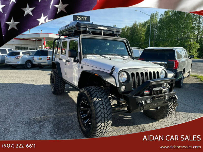 2017 Jeep Wrangler Unlimited for sale at AIDAN CAR SALES in Anchorage AK
