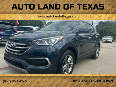 2018 Hyundai Santa Fe Sport for sale at Auto Land Of Texas in Cypress TX