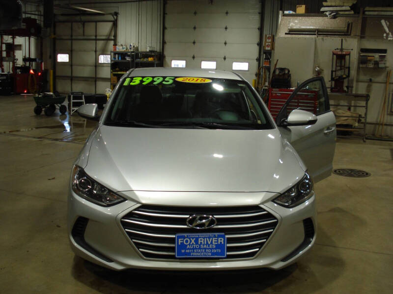 2018 Hyundai Elantra for sale at Fox River Auto Sales in Princeton WI