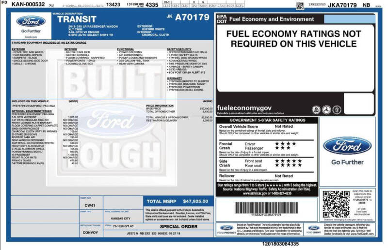 2018 Ford Transit