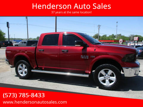 2014 RAM 1500 for sale at Henderson Auto Sales in Poplar Bluff MO