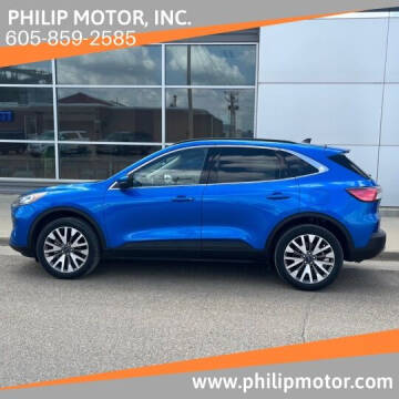 2020 Ford Escape for sale at Philip Motor Inc in Philip SD