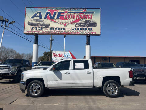 2017 Chevrolet Silverado 1500 for sale at ANF AUTO FINANCE in Houston TX
