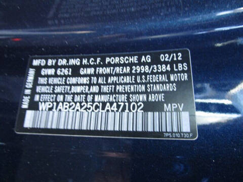 2012 Porsche Cayenne S