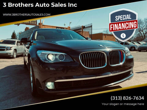 2015 BMW 7 Series for sale at 3 Brothers Auto Sales Inc in Detroit MI