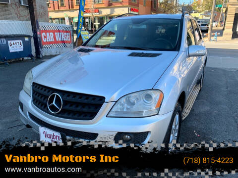 2006 Mercedes-Benz M-Class for sale at Vanbro Motors Inc in Staten Island NY