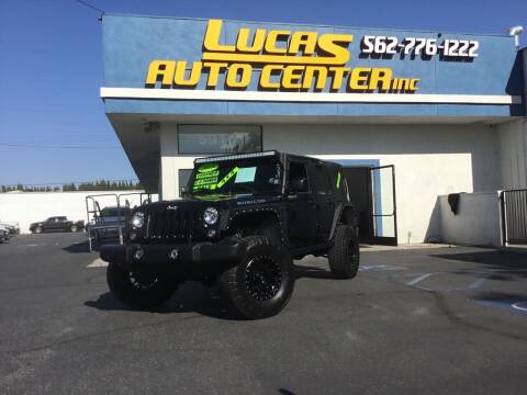 2015 Jeep Wrangler Unlimited for sale at Lucas Auto Center Inc in South Gate CA